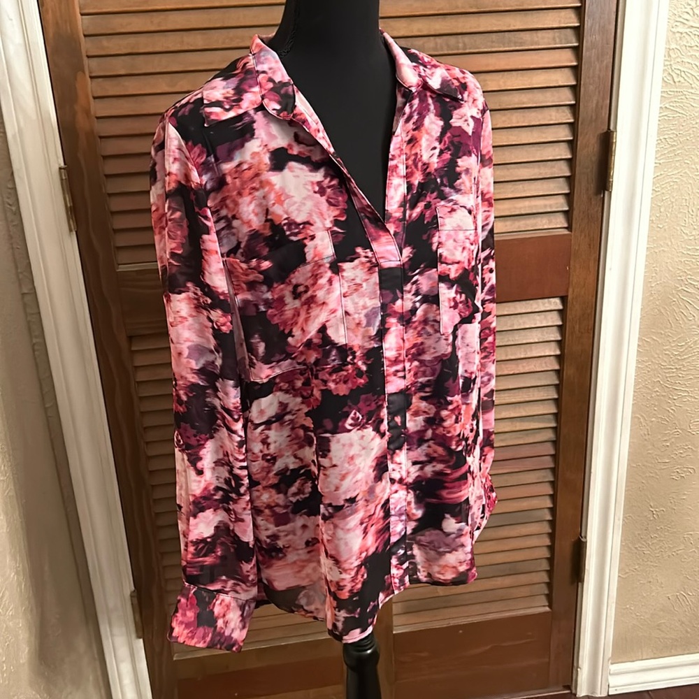 Robert Rodriguez graphic Floral Blouse